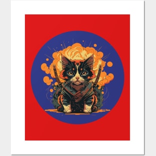 Ninja Kitten Posters and Art